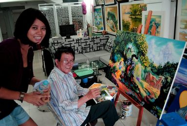 Oil Paintings with Artist I Artisan Malaysia 