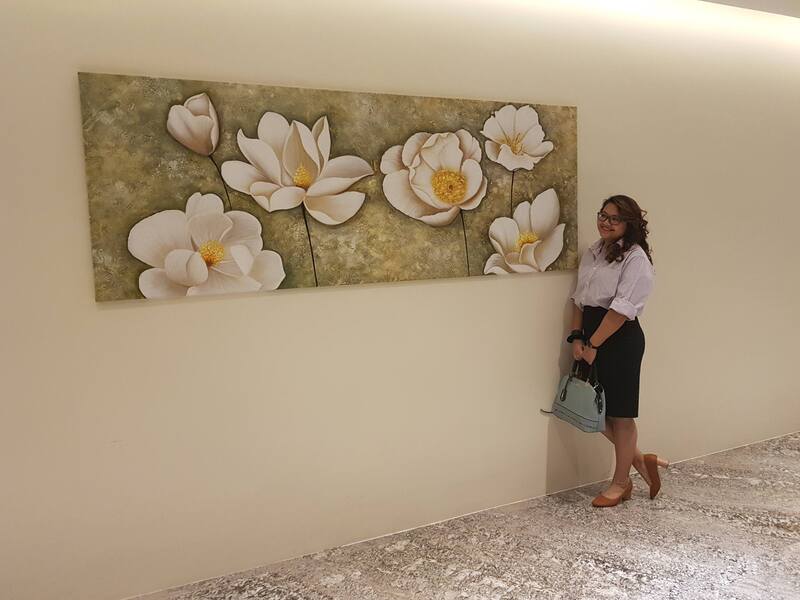 Affordable Custom Made Landscape Gold Flower Oil Painting On Canvas  In Malaysia Office/ Home @ ArtisanMalaysia.com