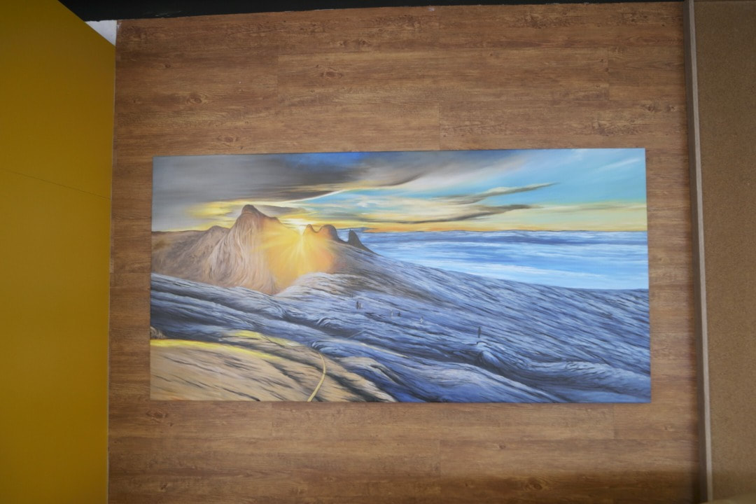 Affordable Scenery Mountain Oil Painting Made On Canvas In Malaysia Office/ Home @ ArtisanMalaysia.com