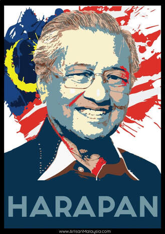 Affordable Custom Made Commissioned Digital Portrait Pop Art Made On Canvas In Malaysia Office/ Home @ ArtisanMalaysia.com