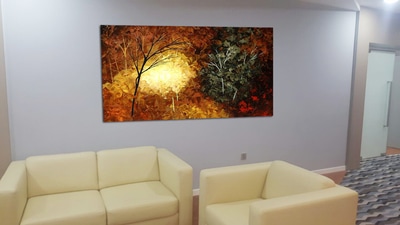 Affordable Custom Made Hand-painted Contemporary Landscape Oil Painting In Malaysia Office/ Home