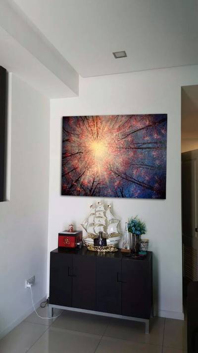 Affordable Custom Made  Flower Oil Painting Made On Canvas In Malaysia Office/ Home @ ArtisanMalaysia.com