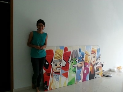 Affordable Custom Made Marvel Character Oil Painting On Canvas  In Malaysia