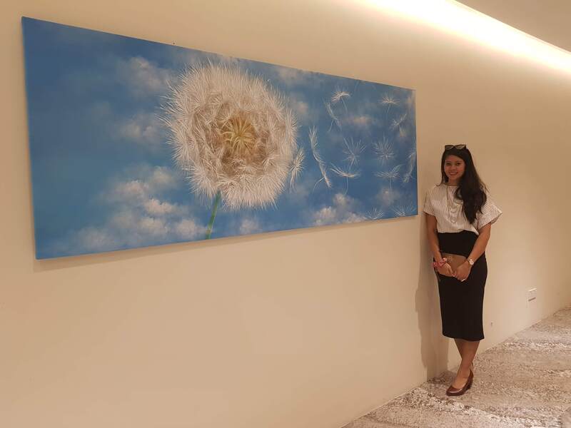 Affordable Custom Made  Landscape Flower Oil Painting On Canvas  In Malaysia Office/ Home @ ArtisanMalaysia.com