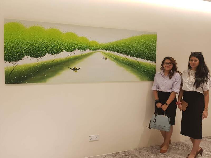 Affordable Custom Made   Scenery Green Vietnamese Oil Painting In Malaysia Office/ Home @ ArtisanMalaysia.com