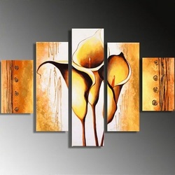 Affordable Contemporary Flower Panels Artwork Oil Painting In Malaysia  Office/ Home @ ArtisanMalaysia.com