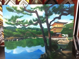 Affordable Custom Made  Scenery Oil Painting In Malaysia Office/ Home @ ArtisanMalaysia.com