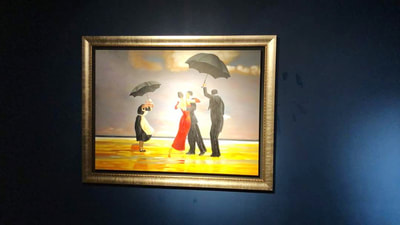 Affordable The Singing Butler by Jack Vettriano
 Oil Painting Made On Canvas In Malaysia Office/ Home @ ArtisanMalaysia.com