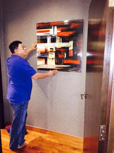 Affordable Contemporary Abstract Oil Painting Made On Canvas In Malaysia Office/ Home @ ArtisanMalaysia.com