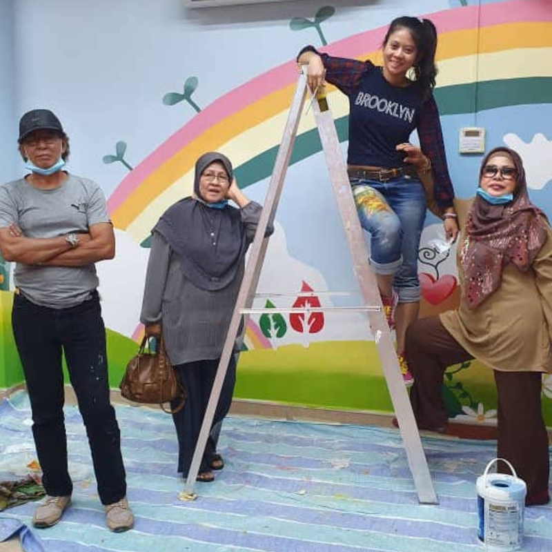 Affordable Custom Made Kindergarten Mural Art In Malaysia Office/ Home @ ArtisanMalaysia.com