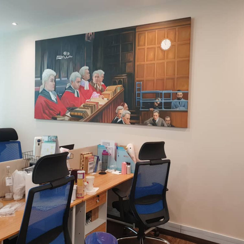 Affordable Custom Made Hand-painted The Signing of The United States Declaration of Independence PIERRE-AUGUSTE RENOIR Art Oil Painting In Malaysia Office/ Home @ ArtisanMalaysia.com