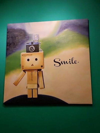 Affordable Boxman Oil Painting Made On Canvas In Malaysia Office/ Home @ ArtisanMalaysia.com