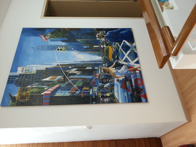 Affordable CityScapes Oil Painting Made On Canvas In Malaysia