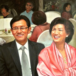 Affordable Custom Made Portrait Oil Painting Made On Canvas In Malaysia