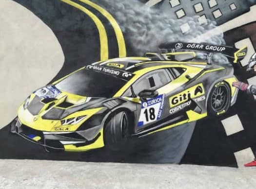 Affordable Custom Made Racing Cars Mural Art In Malaysia