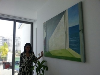 Affordable Custom Made Beach Scenery Oil Painting On Canvas  In Malaysia  Office/ Home @ ArtisanMalaysia.com