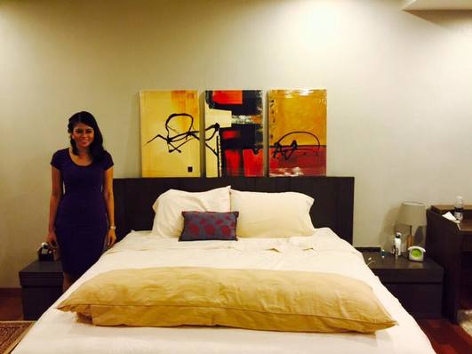 Affordable Contemporary Panels Abstract Oil Painting Made On Canvas In Malaysia Office/ Home @ ArtisanMalaysia.com