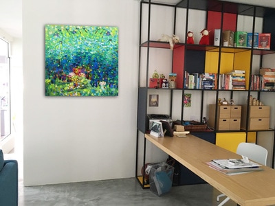 Affordable Custom Made Hand-painted Vietnamese Oil Painting In Malaysia Office/ Home