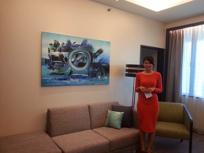 Affordable Eclectic Minimalist Abstract Oil Painting Made On Canvas In Malaysia Office/ Home @ ArtisanMalaysia.com