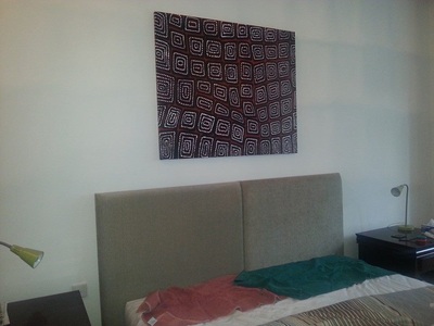 Affordable Contemporary  Maroon Geometry Abstract Oil Painting Made On Canvas In Malaysia Office/ Home @ ArtisanMalaysia.com