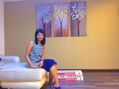 Affordable 3 Panels Contemporary Flower Oil Painting Made On Canvas In Malaysia Office/ Home @ ArtisanMalaysia.com