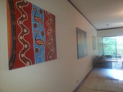 Affordable Custom Made Aboriginal Oil Painting Made On Canvas In Malaysia