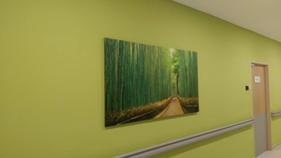 Affordable Forest Scenery Oil Painting Made On Canvas In Malaysia Office/ Home @ ArtisanMalaysia.com