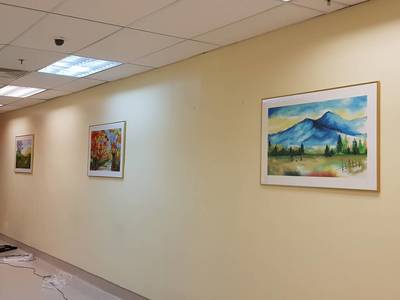 Affordable Mountain Scenery Oil Painting Made On Canvas In Malaysia Office/ Home @ ArtisanMalaysia.com