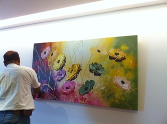 Affordable Custom Made Colourful Flower/Floral Oil Painting Made On Canvas In Malaysia