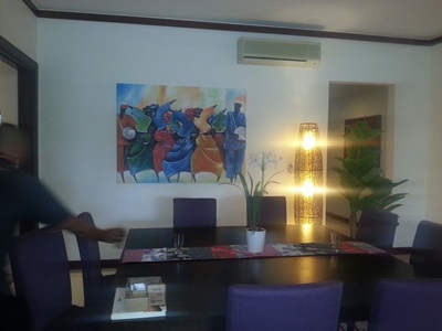 Affordable Contemporary Dances of Africa Oil Painting Made On Canvas In Malaysia Office/ Home @ ArtisanMalaysia.com