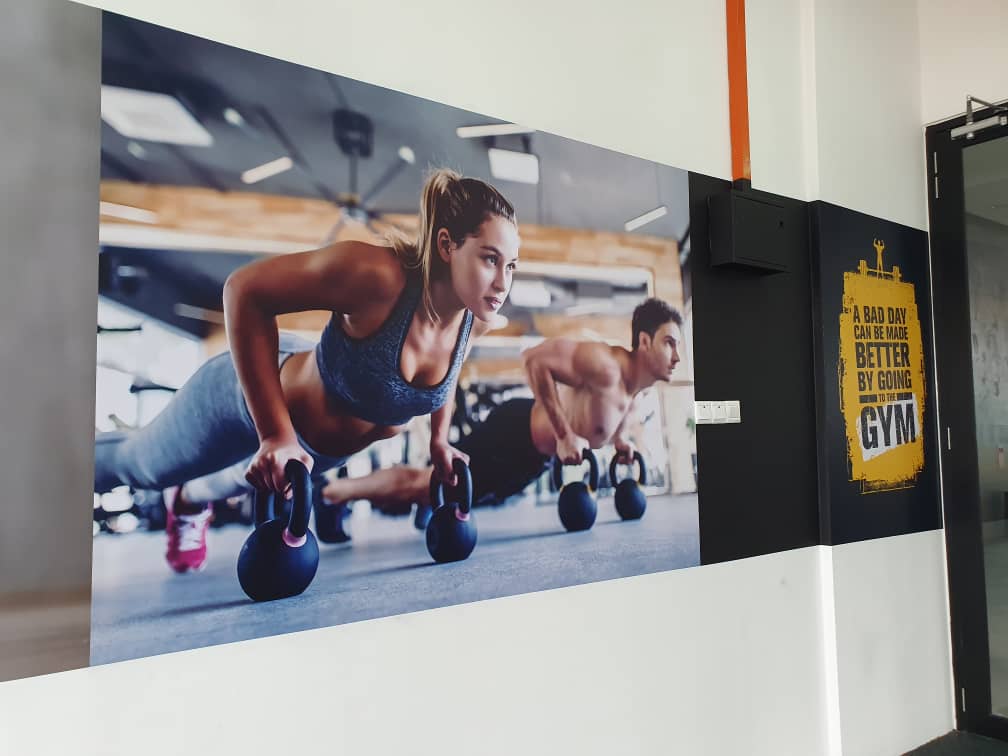 Affordable Gym Wallpaper Stickers In Malaysia