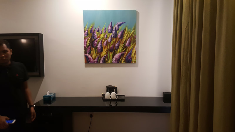 Affordable Custom Made Flower Oil Painting On Canvas  In Malaysia Office/ Home @ ArtisanMalaysia.com