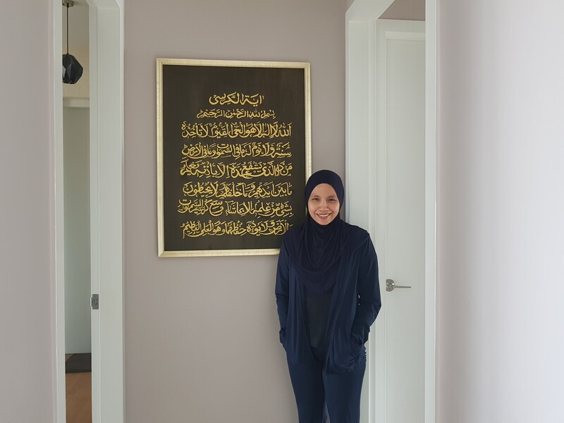 Affordable Custom Made Quran Calligraphy Oil Painting On Canvas  In Malaysia Office/ Home @ ArtisanMalaysia.com
