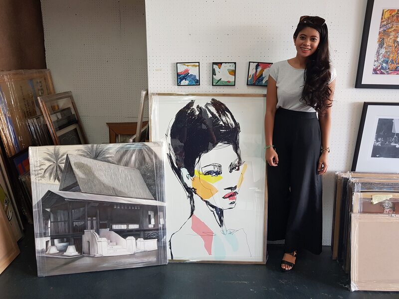Affordable Custom Made Audrey Hepburn Oil Painting On Canvas In Malaysia