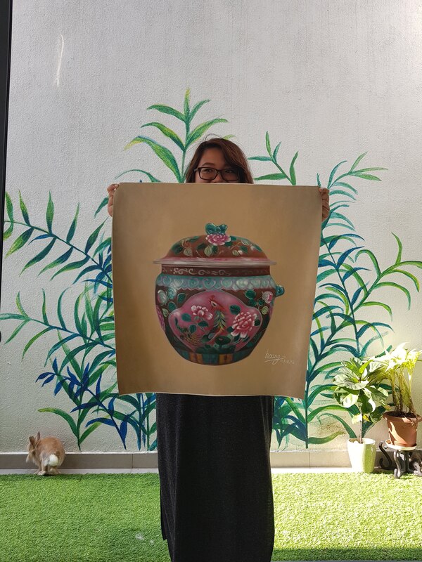 Affordable Custom Made Chinese Cuisine Pot Fengshui Oil Painting On Canvas  In Malaysia Office/ Home @ ArtisanMalaysia.com