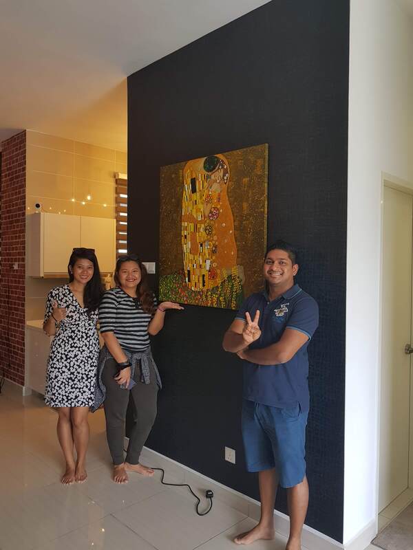 Affordable Custom Made Hand-painted  Gustav Klimt Oil Painting In Malaysia Office/ Home @ ArtisanMalaysia.com