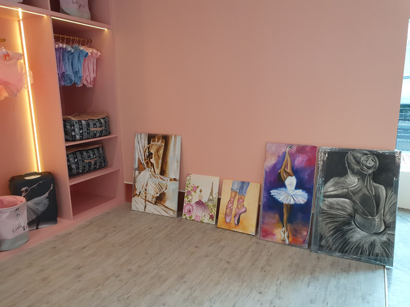 Affordable Custom Made Dancing Ballerina Oil Painting On Canvas  In Malaysia Office/ Home @ ArtisanMalaysia.com