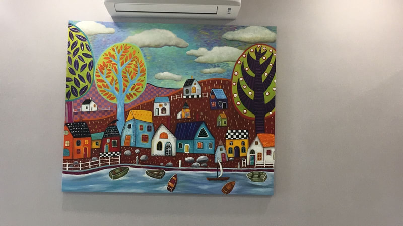 Affordable Custom Made Eclectic Scenery Oil Painting On Canvas In Malaysia Office/ Home @ ArtisanMalaysia.com