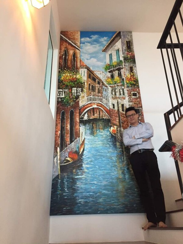 Affordable Custom Made Scenery Oil Painting On Canvas In Malaysia Office/ Home @ ArtisanMalaysia.com