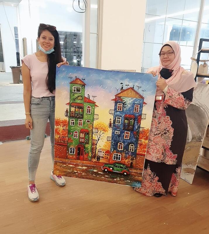 Affordable Custom Made Scenery Oil Painting On Canvas  In Malaysia