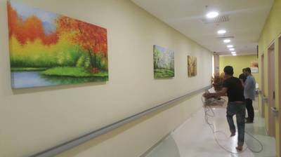 Affordable Custom Made   Scenery Oil Painting In Malaysia Office/ Home @ ArtisanMalaysia.com