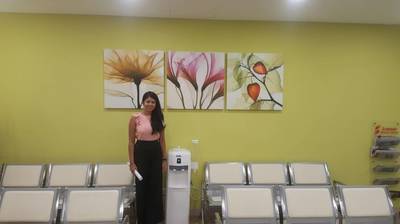 Affordable Custom Made 3 Panels Flower/Floral Oil Painting Made On Canvas In Malaysia Office/ Home @ ArtisanMalaysia.com