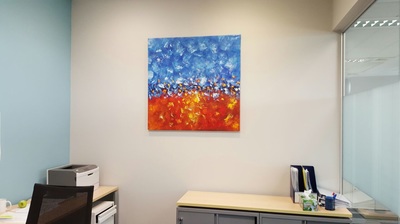 Affordable Abstract Oil Painting Made On Canvas In Malaysia