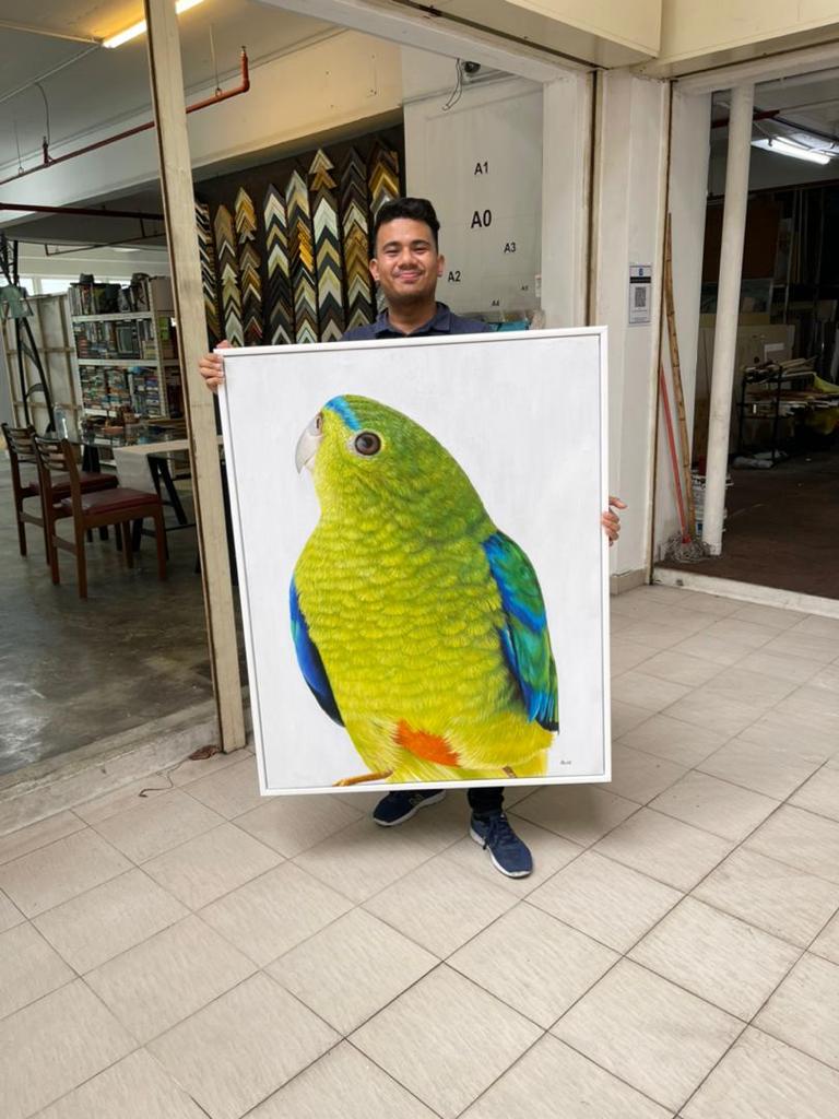 Affordable Custom Made  Bird Oil Painting Made On Canvas In Malaysia