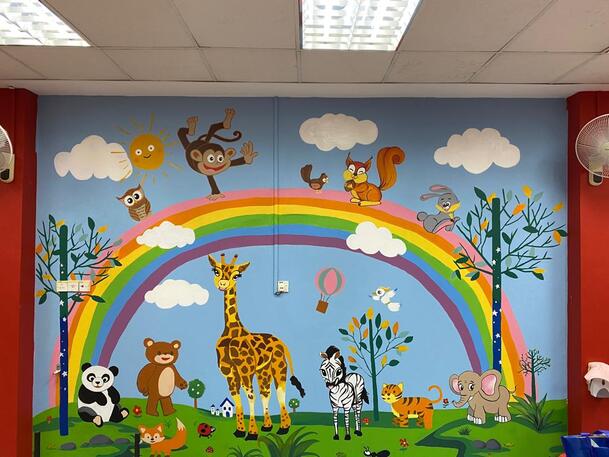 Affordable Animal Kids Mural Art In Malaysia