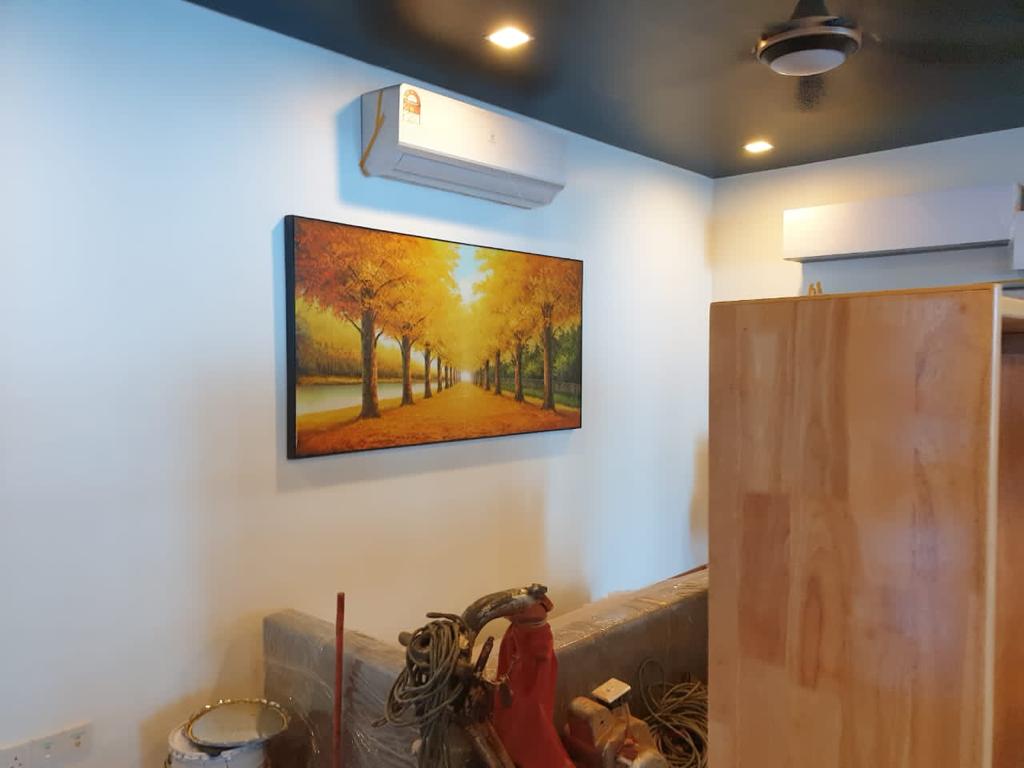 Affordable Custom Made   Scenery Autumn Forest Oil Painting In Malaysia Office/ Home @ ArtisanMalaysia.com