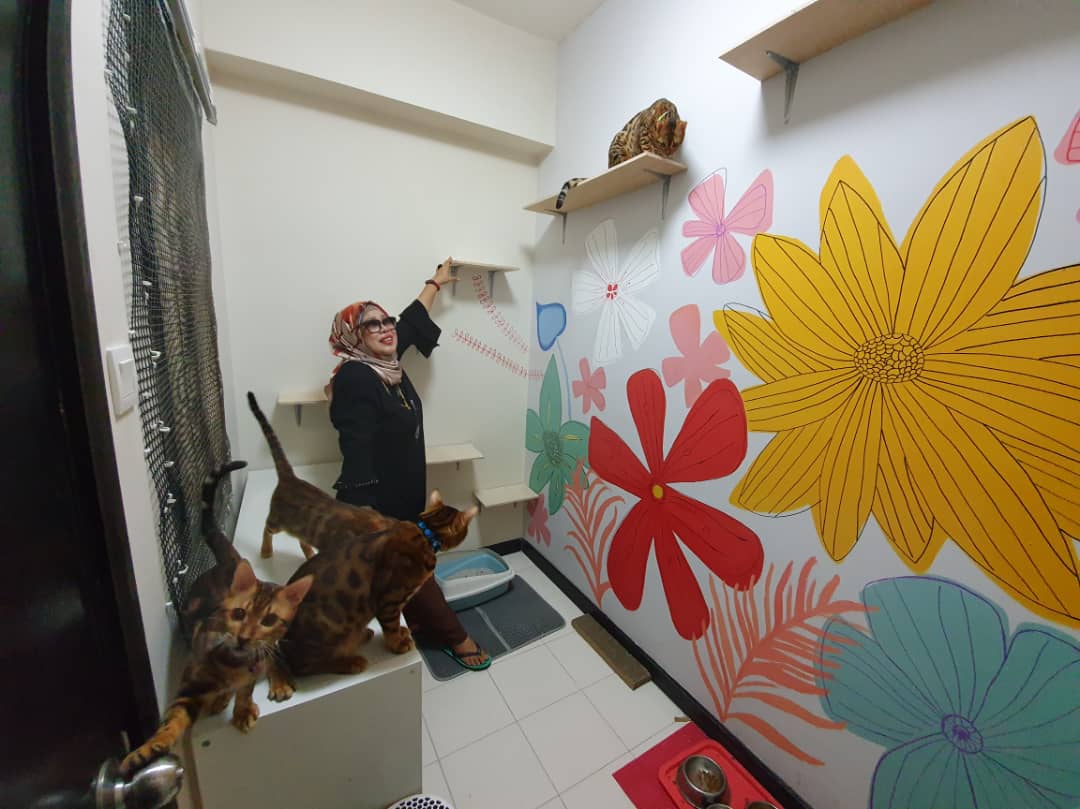 Affordable Flower/ Floral Mural Art In Malaysia