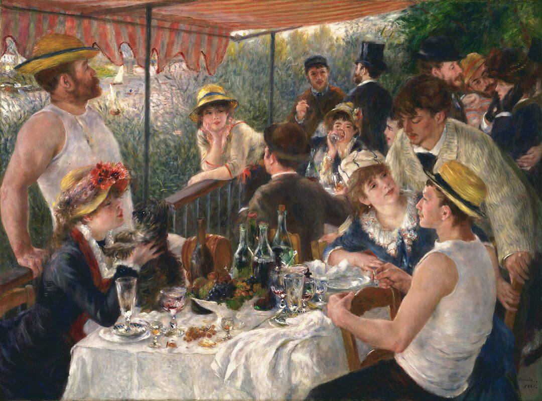 Affordable Custom Made Hand-painted Luncheon of the Boating Party by Pierre Auguste Renoir Art Oil Painting In Malaysia Office/ Home @ ArtisanMalaysia.com