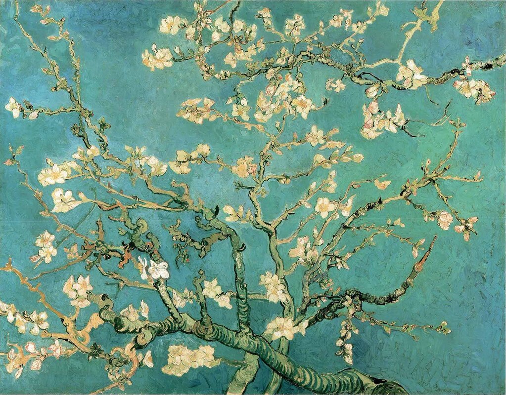 Affordable Custom Made Hand-painted Blossoming Almond Tree by Vincent Van Gogh Oil Painting In Malaysia Office/ Home @ ArtisanMalaysia.com