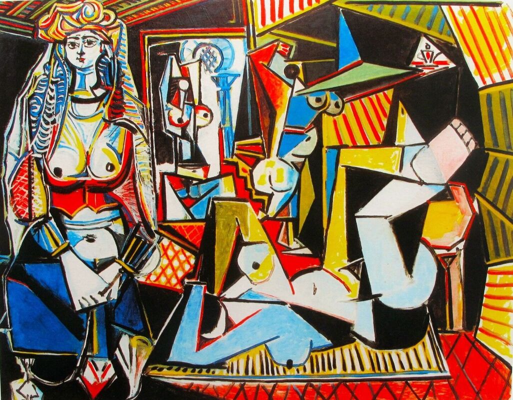 Affordable Custom Made Hand-painted Women of Algiers by Pablo Picasso Oil Painting in Malaysia Office/ Home @ ArtisanMalaysia.com